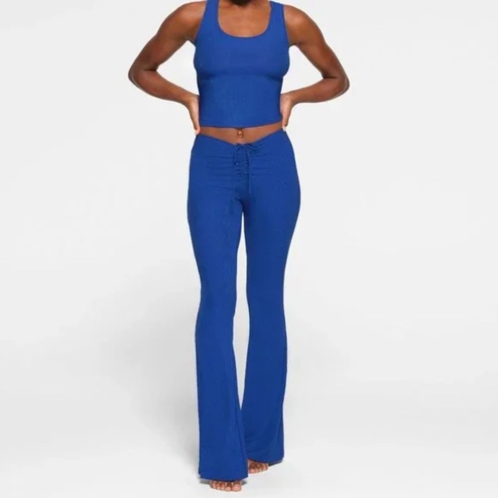 Skims Cobalt blue Soft lounge set